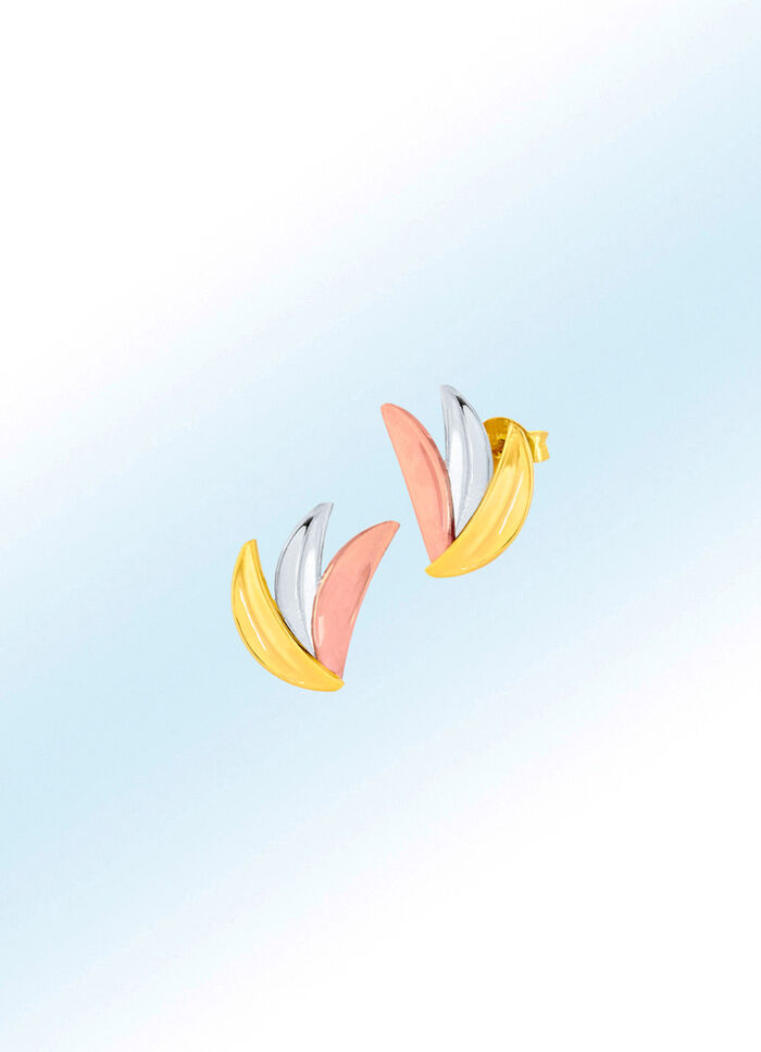 Ohrstecker in  Tricolor 