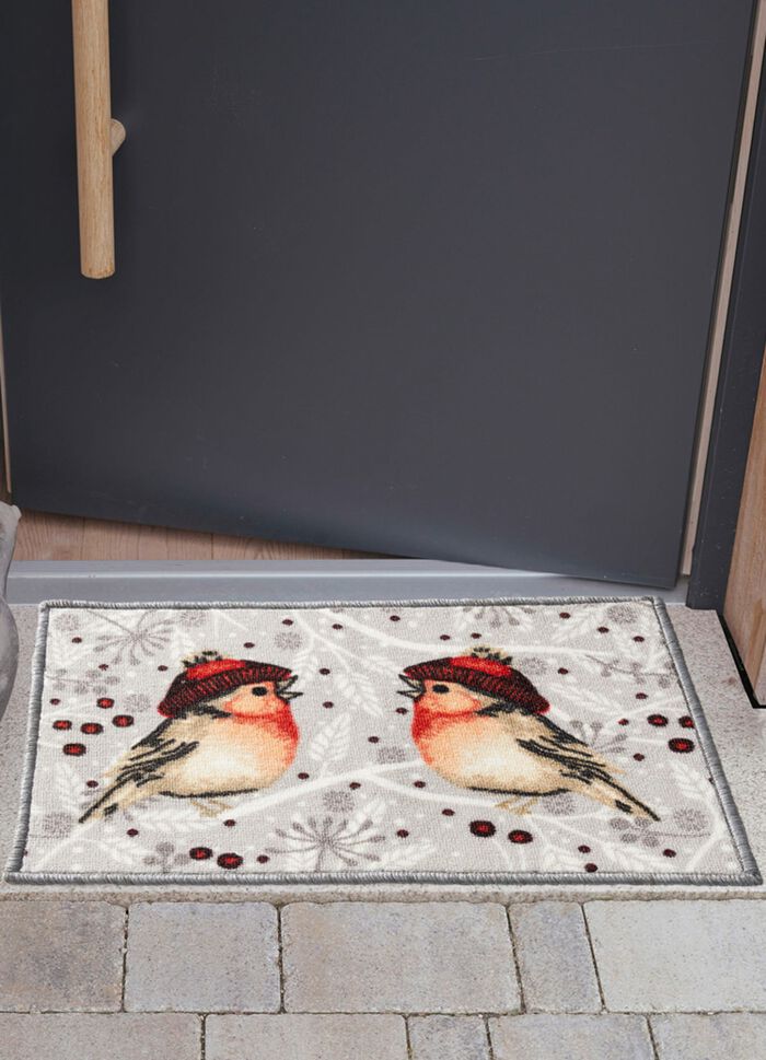 Fu&szlig;matte mit rutschhemmender R&uuml;ckseite BUNT