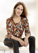 Shirt-Tunika mit Schmuckkn&ouml;pfen 