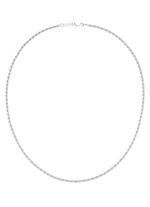 Massive Kordelkette in elegantem Silber 