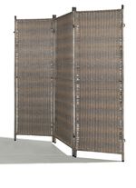 Witterungsbest&auml;ndiger Paravent mit stabilem Stahlgestell 