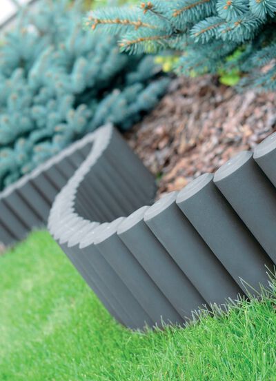 Beetbegrenzung aus frostsicherem Polypropylen 