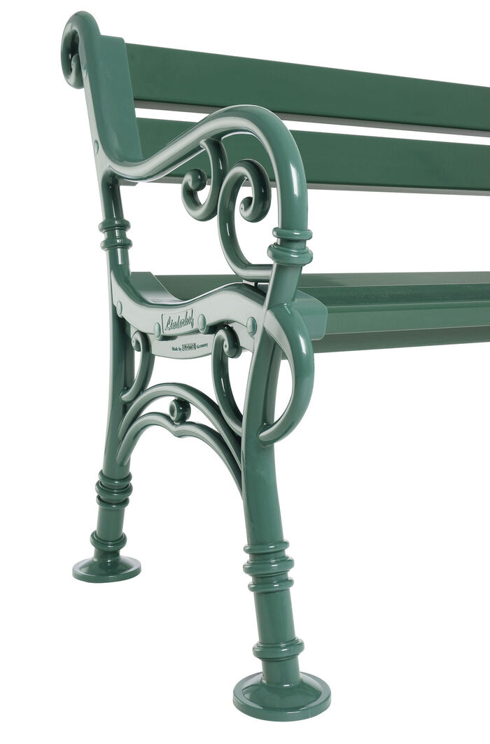 Gartenbank aus Voll-Kunststoff GRÜN