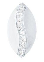 Schicke Ohrstecker mit synth. Zirkonia 