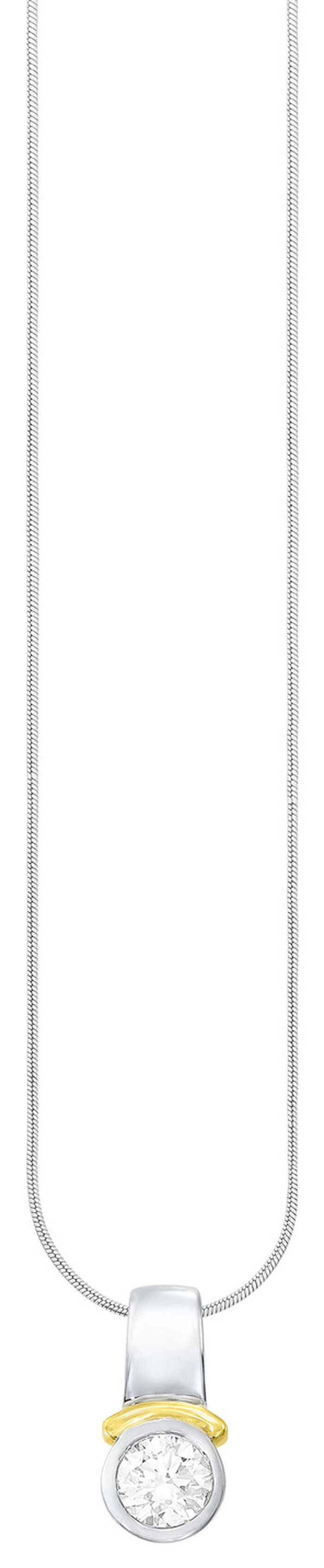 Wundersch&ouml;ner Anh&auml;nger aus Platin mit Brillanten 