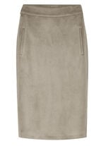 Rock in Wildleder-Optik 