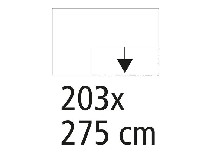Polsterm&ouml;bel mit Funktion und verstellbaren Kopfst&uuml;tzen ANTHRAZIT