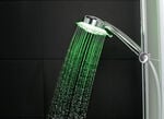 LED-Duschkopf mit Duschzeit-Indikator 