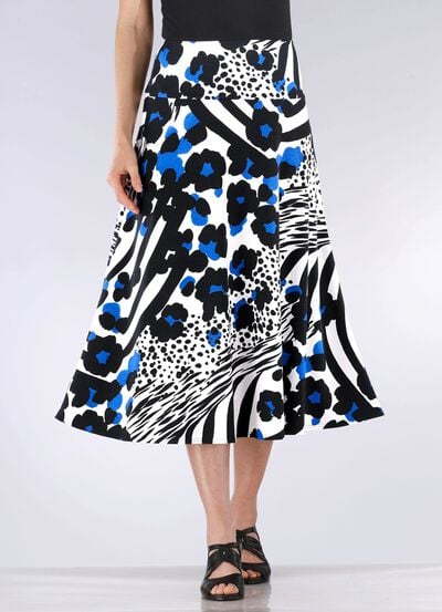 Rock mit figurg&uuml;nstiger, breiter Passe 