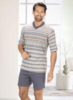 Set: Schlafanzug und Shorty mit V-Ausschnitt 