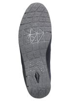 Schnür-Bootie mit praktischem Seiteneißverschluss BLAU-GRAU