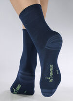 Sechserpack Socken in verschiedenen Farbstellungen 2X JEANSBLAU MELIERT, 2X MARINE MELIERT, 2X NACHTBLAU MELIERT