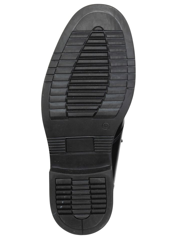 GINO GALANTE, gef&uuml;tterte Herren-Stiefeletten, Winterschuhe, mit Lammfell SCHWARZ