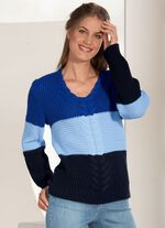 Pullover in Color-Blocking 