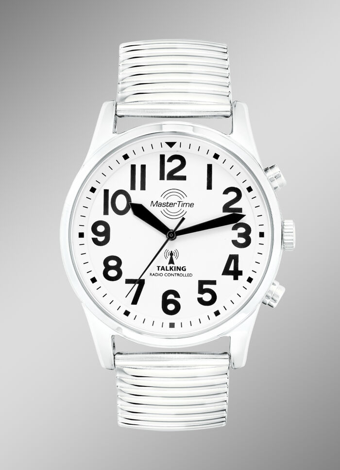 Master Time Funk-Herrenuhr mit sprechende Zeitansage 