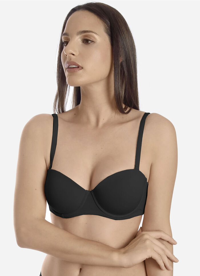 Sassa B&uuml;gel-BH mit abnehmbaren Tr&auml;gern SCHWARZ