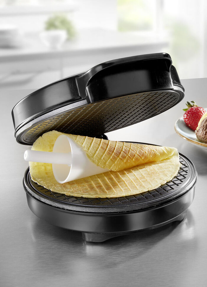 2-in-1 Hörnchen- und Eiswaffel-Maker 