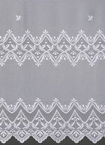 Store Ornament mit Universalschienenband WEISS