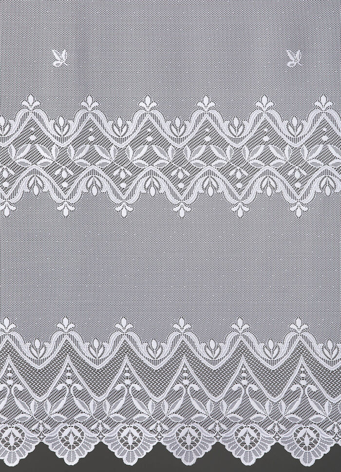 Store Ornament mit Universalschienenband WEISS