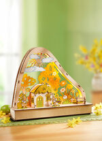 Lichterbogen Fr&uuml;hlingsgarten aus Holz 