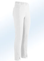 Jeans in Schlupfform WEISS