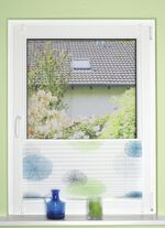 Plissee-Rollos ohne Bohren und Schrauben 