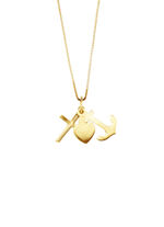 Anhänger "Glaube, Liebe und Hoffnung“ mit Veneziakette 