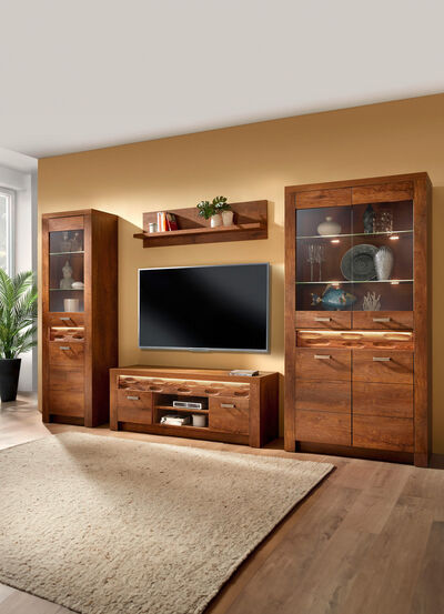 Wohnzimmermöbelprogramm mit LED-Beleuchtung 