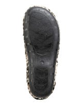 Laurina, trendige Damen-Hausschuhe, mit Leoparden-Dessin BRAUN-SCHWARZ