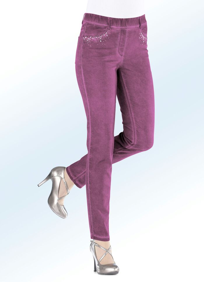 Jegging-Jeans in 8 Farben BEERE