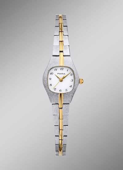 Damenuhr von Para mit bicolorfarbenem Schmuckbandgeh&auml;use 
