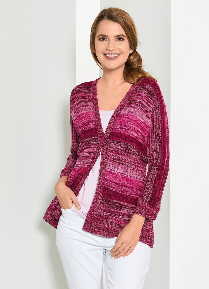 Strickjacke mit Farbverlauf 