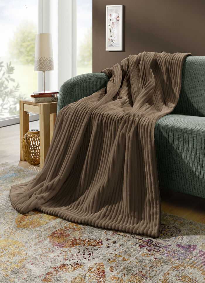 Wohnaccessoires in feiner Cord-Optik TAUPE