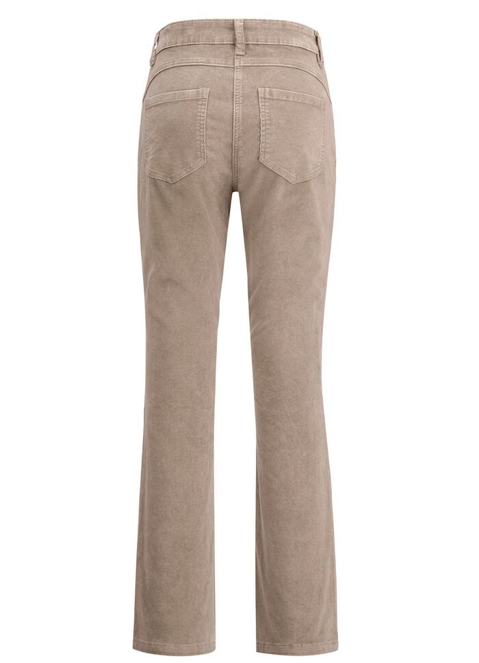 Cordhose in trendiger Bootcut-Form 