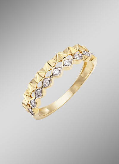 Damenring mit Brillanten 