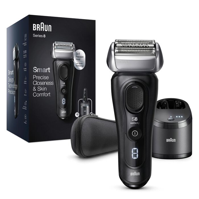 Braun Rasierer Series 8 f&uuml;r das n&auml;chste Level der Rasur SCHWARZ