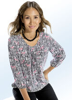 Tunika im Zebra-Dessin 