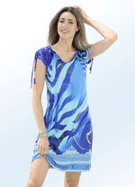 Laurina Kleid mit überschnittenen Ärmeln 