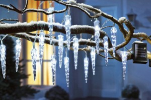 LED-Eiszapfen-Lichterkette - Lichtermeer