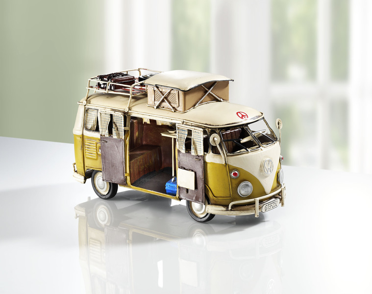 VW Bus Camper von Hand bemalt - Modellautos sammeln