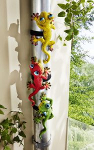 Rohrkletterer "Echsen", 3er-Set - Garten im Frühling