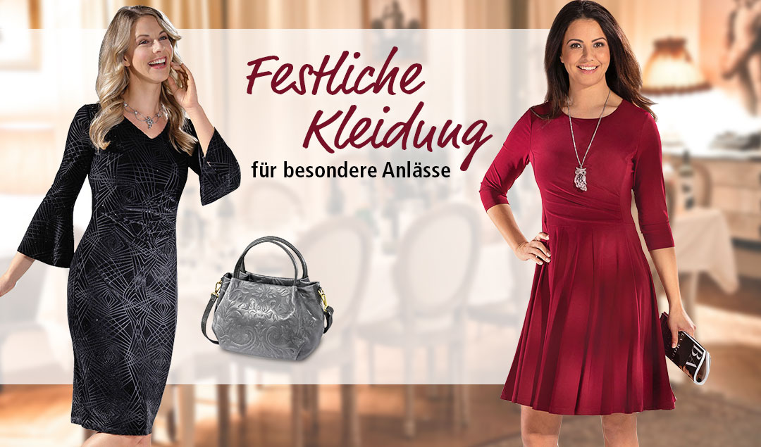 Kleide in rot und schwarz für besondere Anlässe
