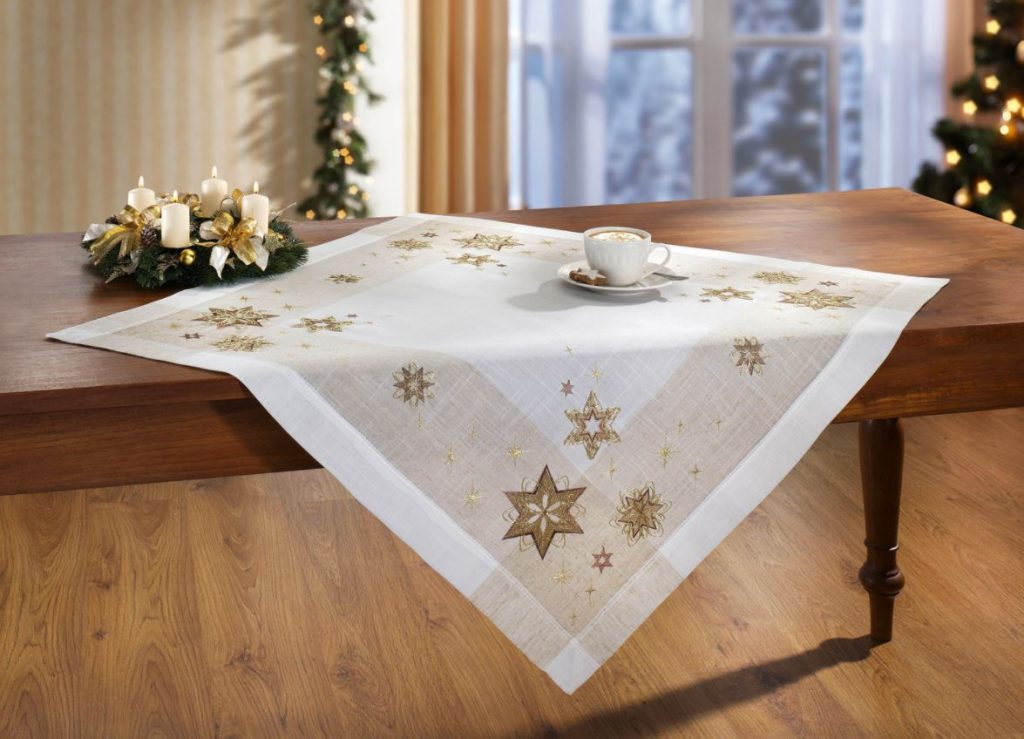 Weihnachtliche Tischdecken