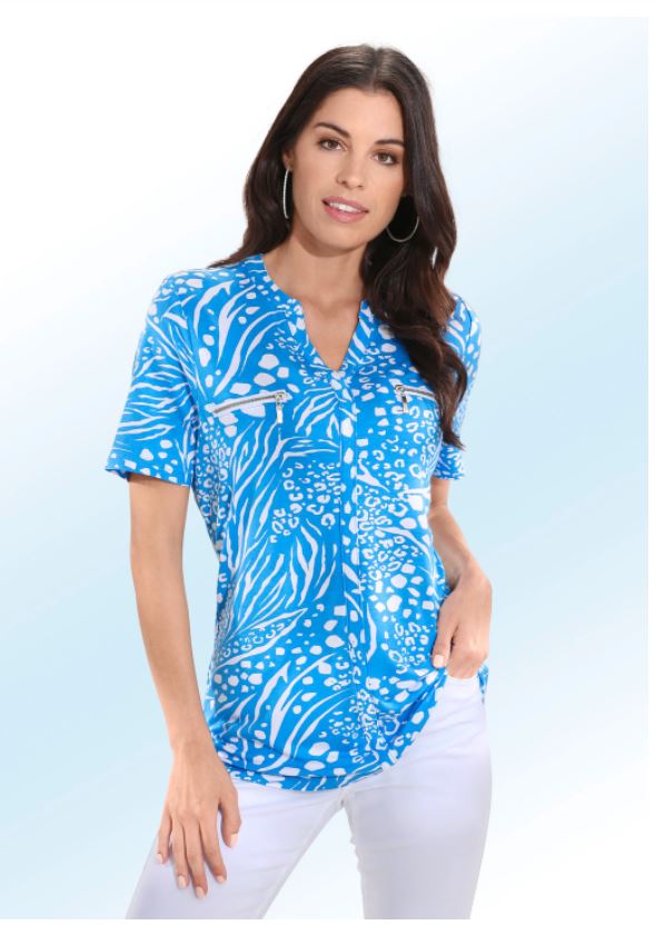 Shirt mit Zierblende