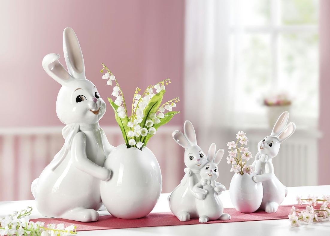 Lustige Osterdekoration Hase