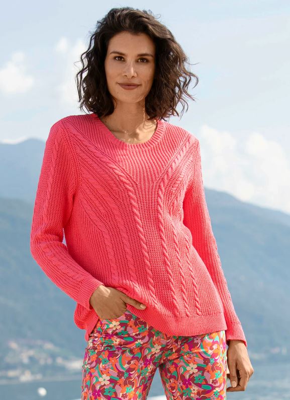 Pullover in Perlfang