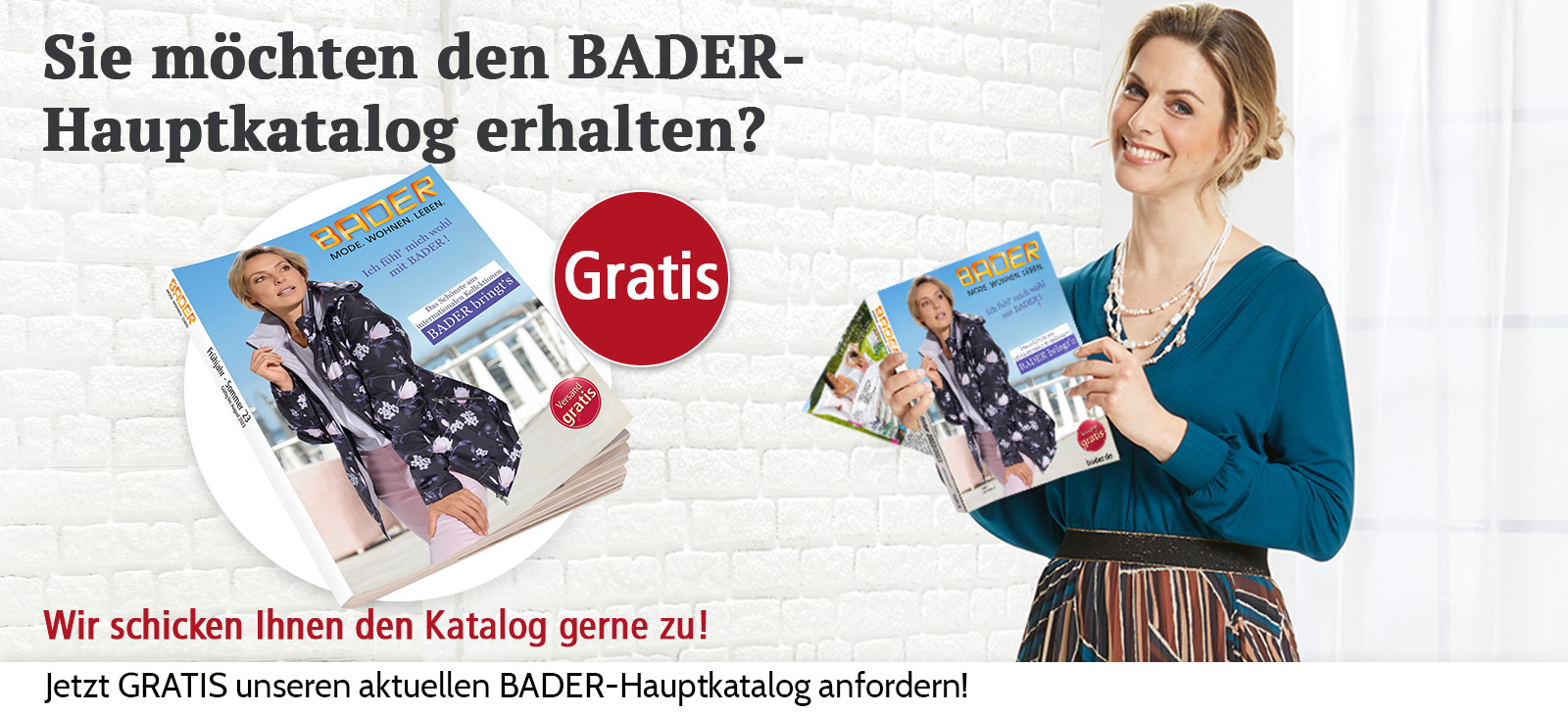 BADER Katalog bestellen: Kostenlos anfordern in kurzer Zeit  BADER
