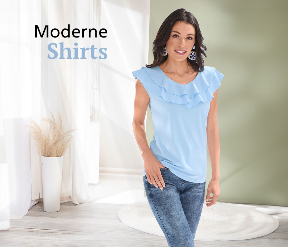 Modische Shirts für Damen im Online-Shop entdecken.