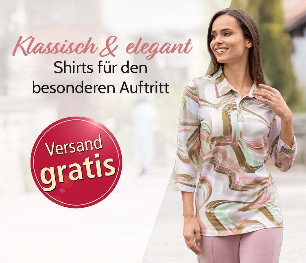 Modische Shirts für Damen – ein Muss im Kleiderschrank.