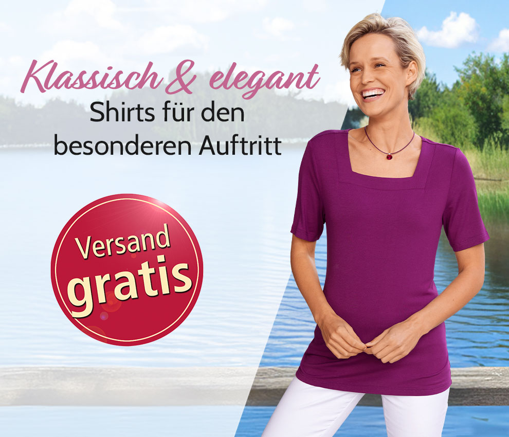 Modische Shirts für Damen – ein Muss im Kleiderschrank.